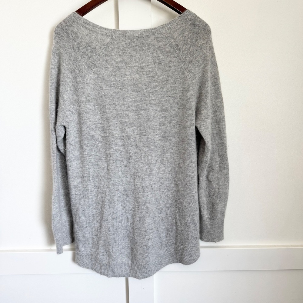 Heed Scoop Neck Rabbit Hair Blend Sweater Oversized Slouchy - Picture 4 of 10